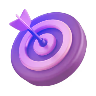 Purple bullseye icon